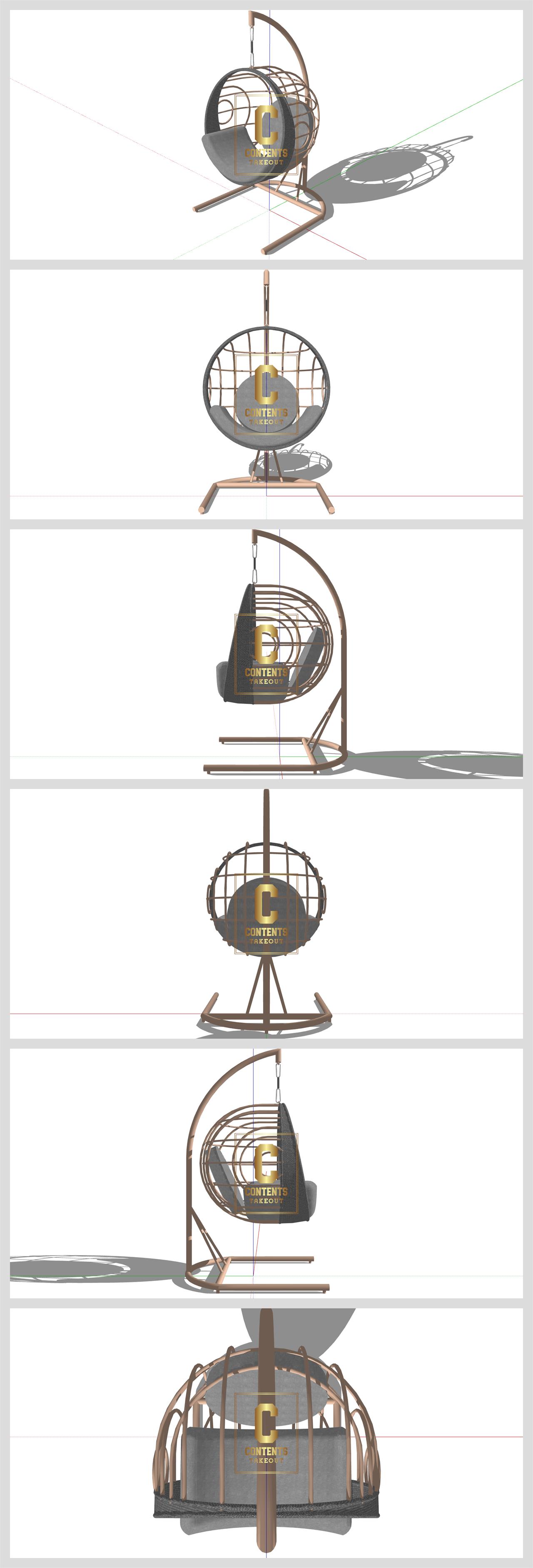 세련된 야외의자 캠핑의자