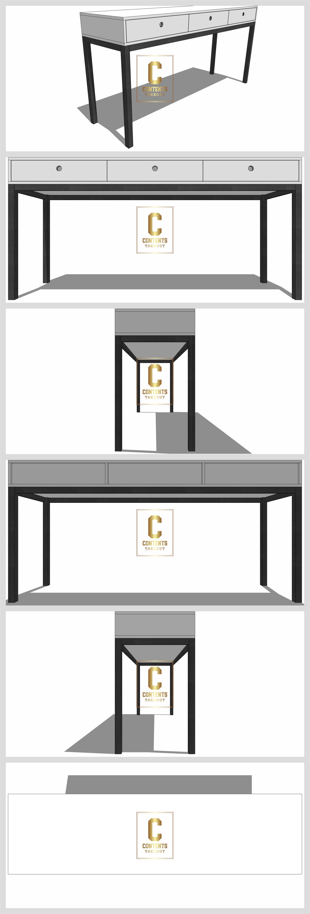 세련된 학습책상 공부책상