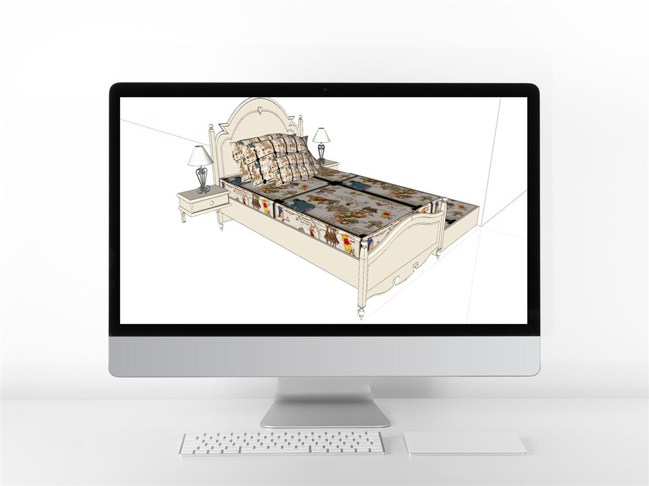 손쉬운 2인쇼파 sketchup 템플릿