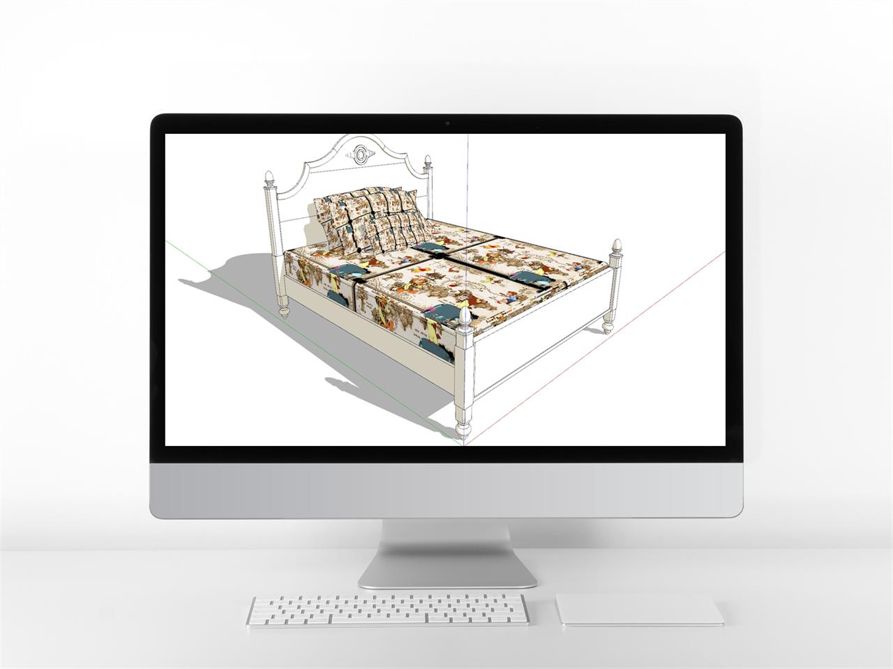 스타일 나는 2인쇼파 sketchup 모델