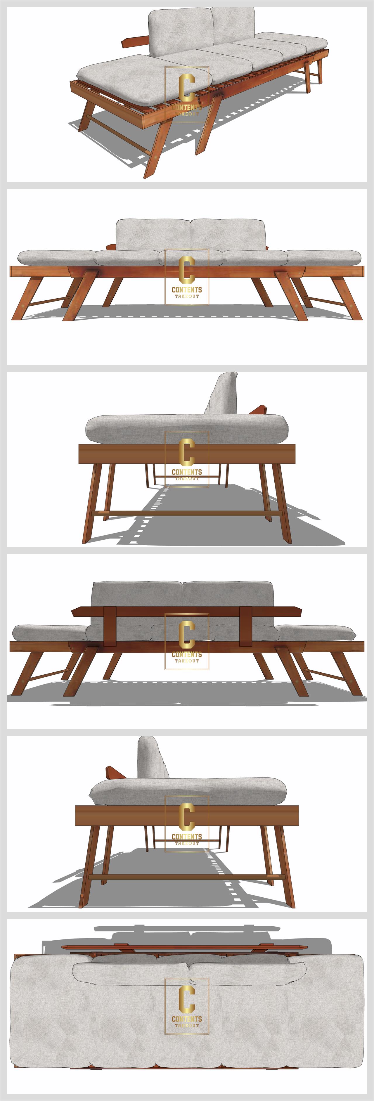 심플한 3인쇼파 삼인쇼파