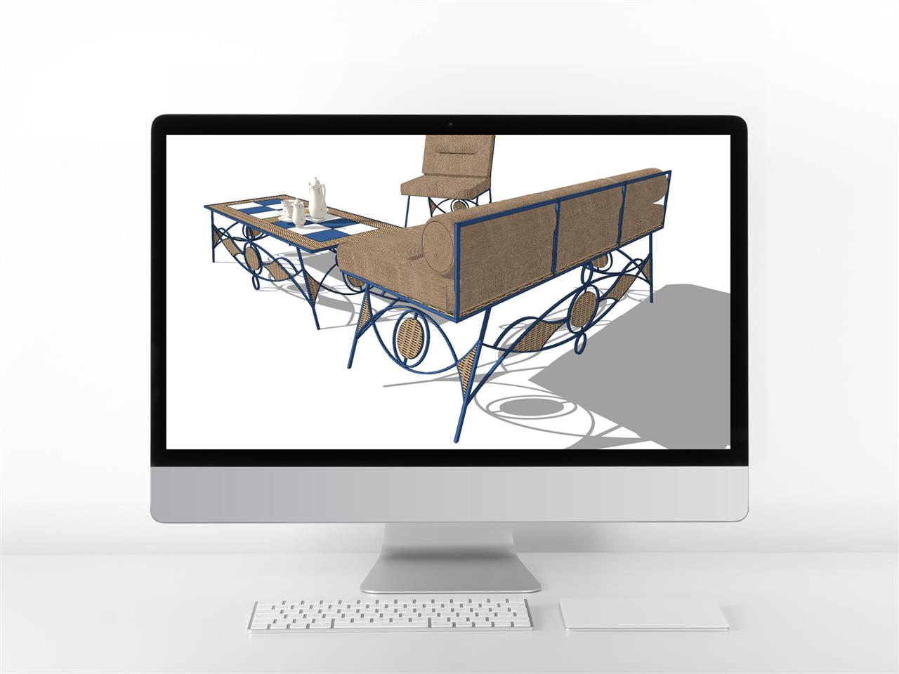 심플한 3인쇼파 sketchup 소스