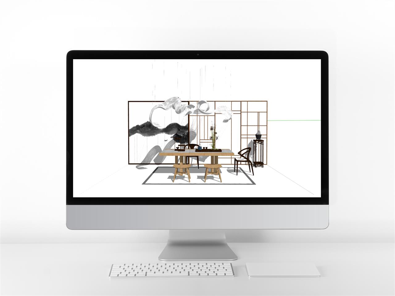 스타일 나는 거실 꾸미기 sketchup 배경