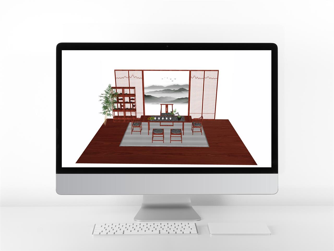 맞춤형 찻실 디자인 sketchup 소스