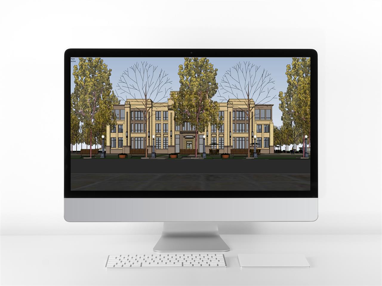 마음을 사로잡는 문화시설 꾸미기 sketchup 소스