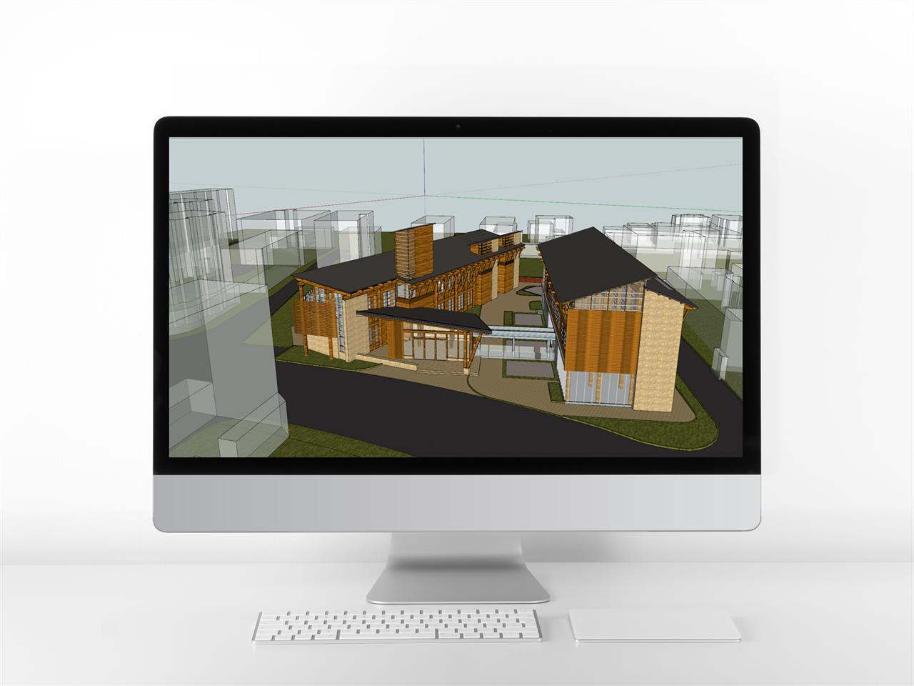 폼나는 어린이집 환경 sketchup 모델