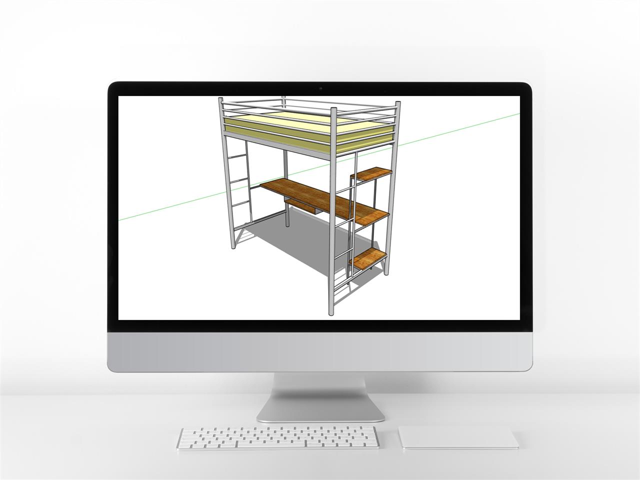 맞춤형 침대 sketchup 소스