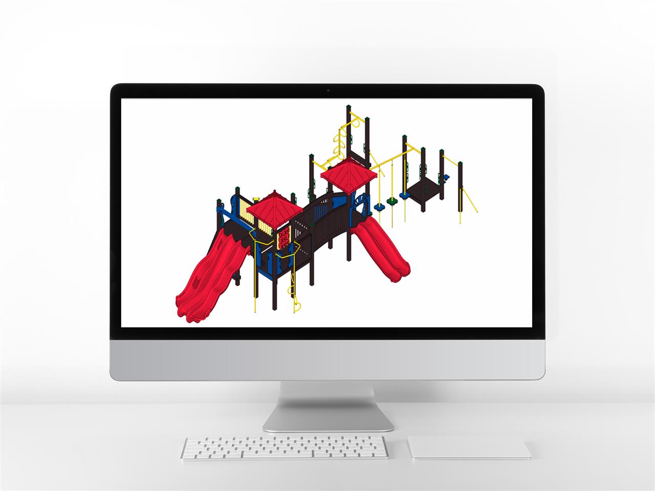 세련된 놀이설비 sketchup 소스