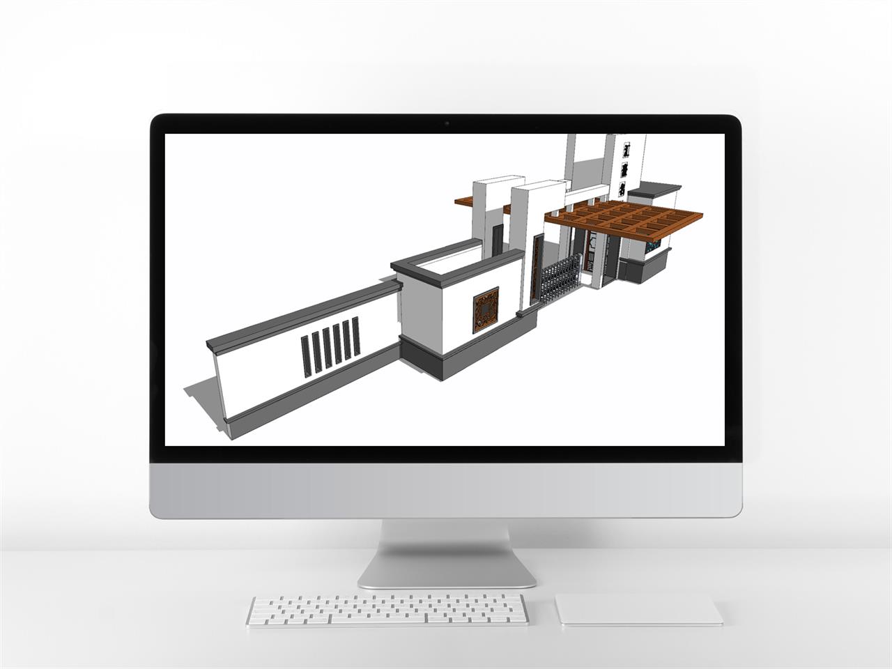 멋진 공용시설 sketchup 소스