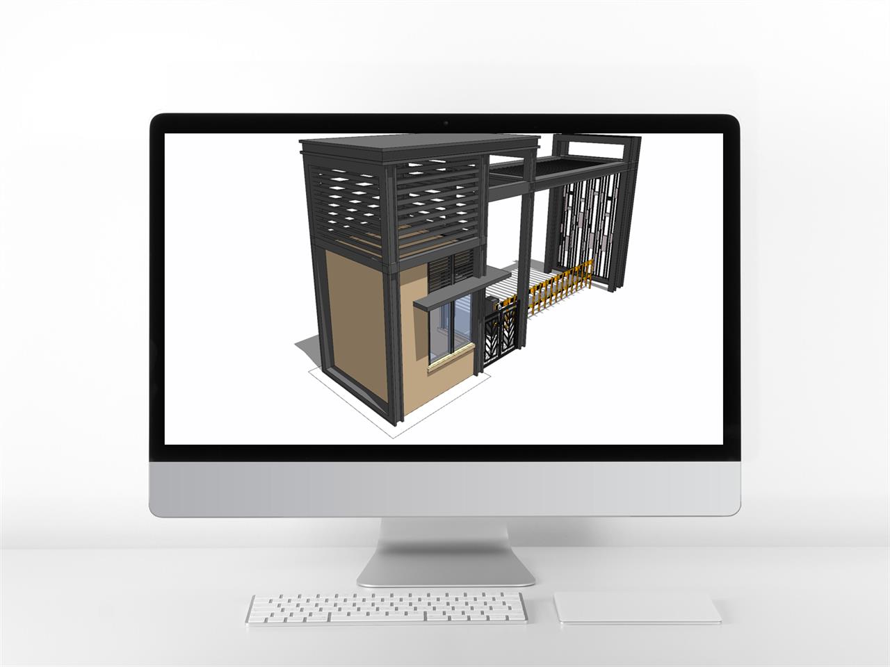 마음을 사로잡는 공공시설 sketchup 모델