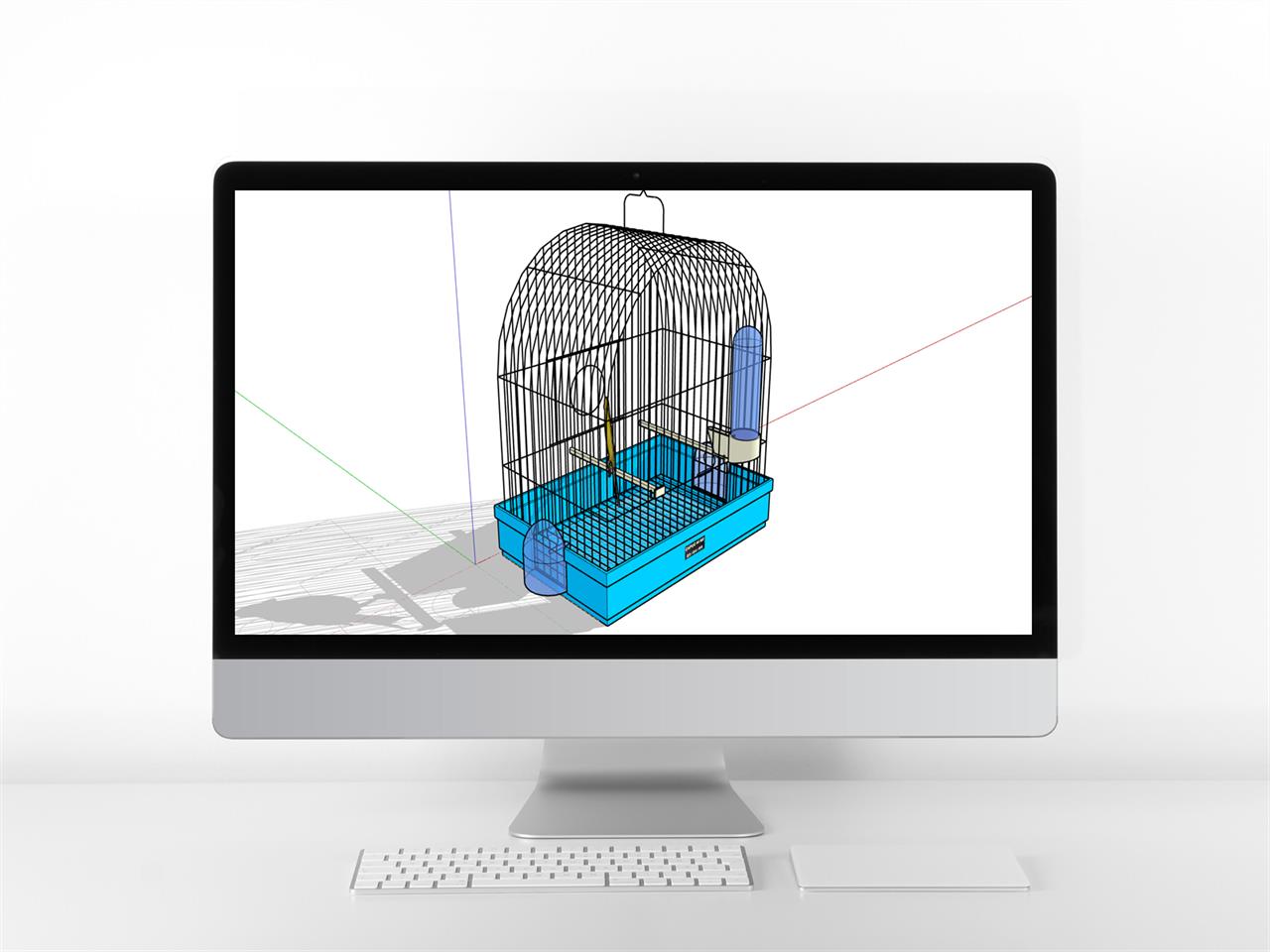 단조로운 공용장치 sketchup 템플릿