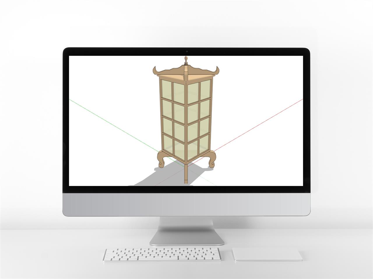 고급형 다용도 조명 sketchup 소스