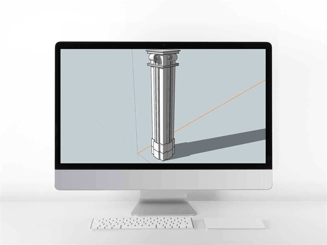 스타일 나는 야외캠핑 sketchup 모델