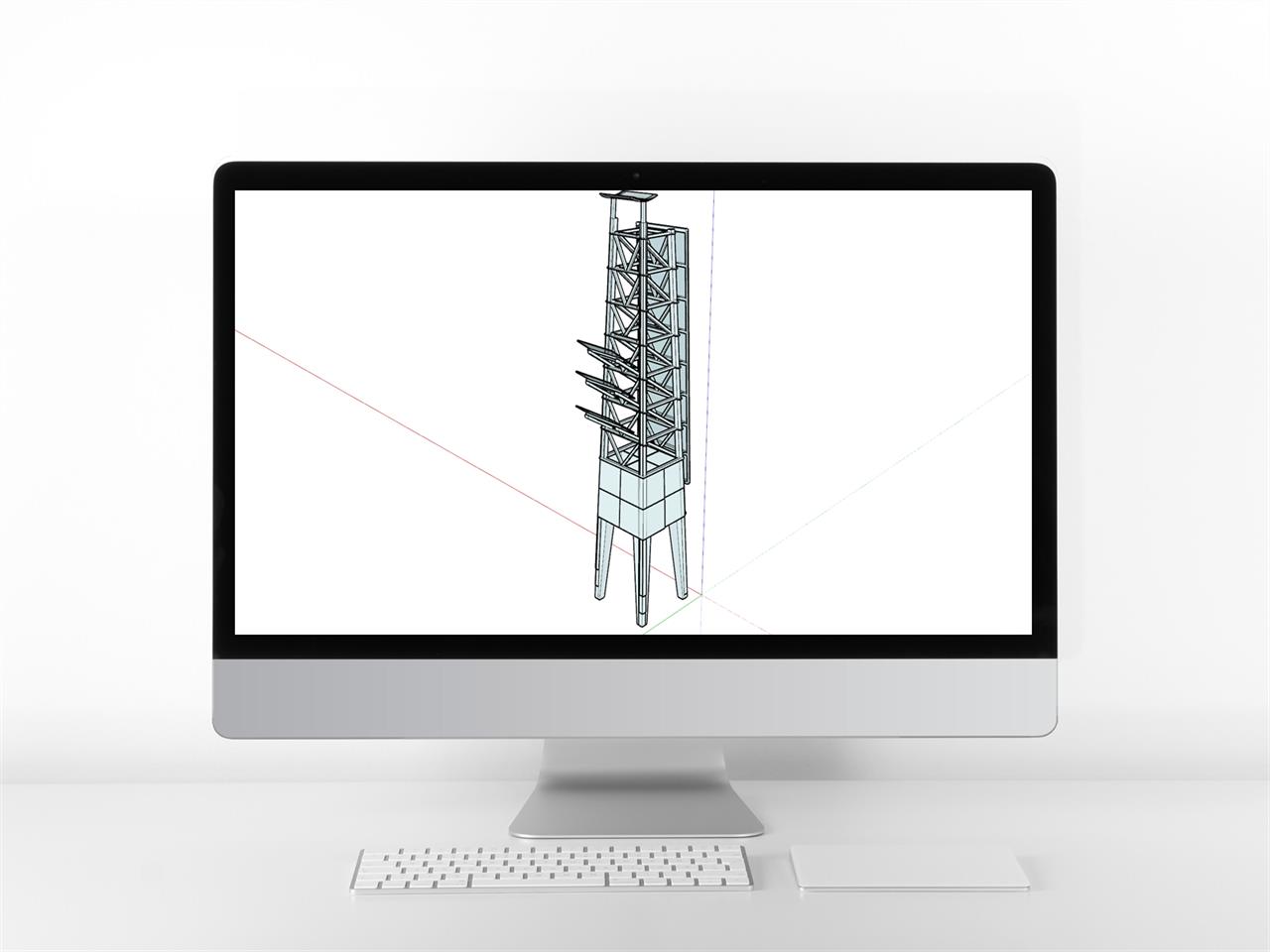 간편한 야외등 sketchup 소스