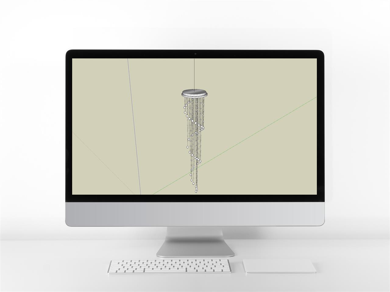 마음을 사로잡는 펜던트등 sketchup 템플릿