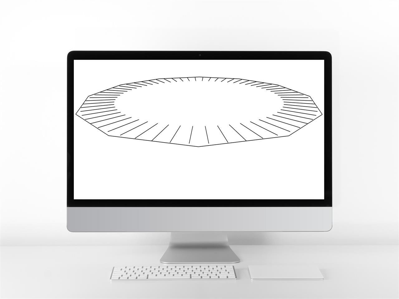 간편한 평면나무 sketchup 모델